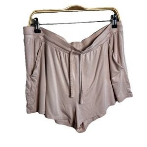 Tommy John  Sleep Shorts Cream Light Pink Lounge Comfort Womens‎ XL Comfortable